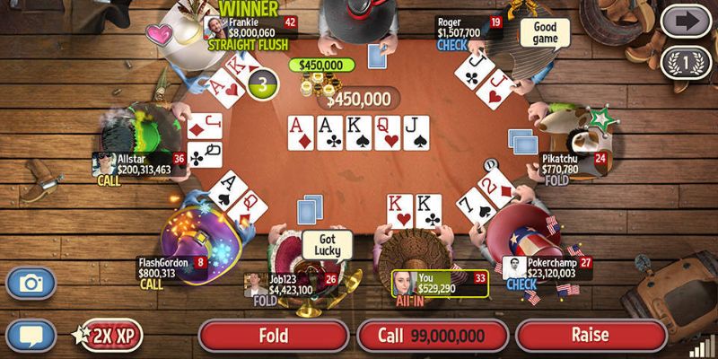 Chọn bàn chơi phù hợp để tham gia 