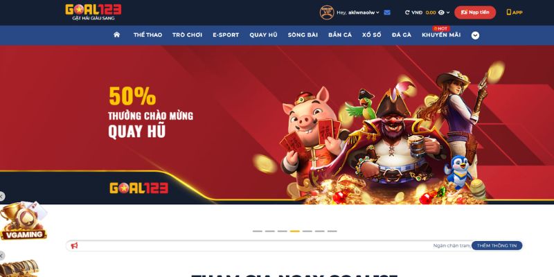 Truy cập trang chủ bước đầu giao dịch 